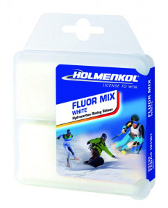 Holmenkol skluzný vosk FLUORMIX Weltcup WHITE, 2x 35 g