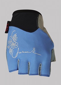 Polednik dámské cyklistické rukavice CHLORIS, modrá