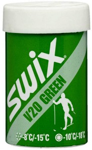 Swix stoupací běžecký Vosk V20, zelený, 45 g + DÁREK