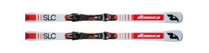 Nordica sjezdové lyže DOBERMANN SLC FDT + vázání, white-red, set, doprodej