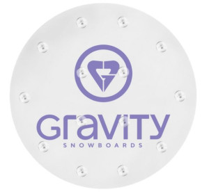 Gravity odšlapovací snowboard grip Heart Mat