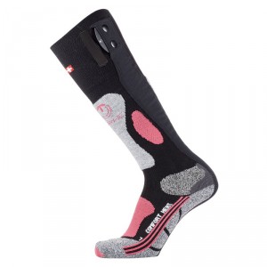 THERM-IC vyhřívané ponožky PowerSock Heat LADIES, black-pink, pár