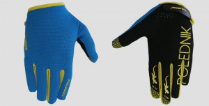 Polednik dlouhoprsté  cyklo rukavice SLICE, modrá, doprodej