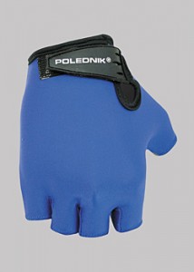 Polednik cyklistické rukavice BASIC, modrá, doprodej
