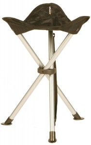Vango stolička - skládací trojnožka, Folding Chairs Balmoral, černá