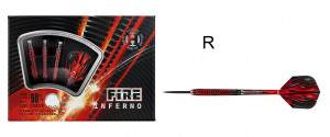 Harrows šipky Fire Inferno 90%, steeltip, 24g, sada