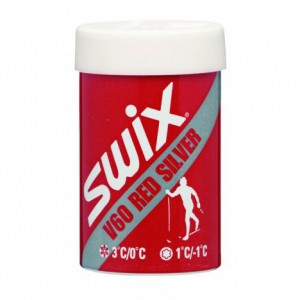 Swix stoupací běžecký vosk V0060, červený, 45g + DÁREK